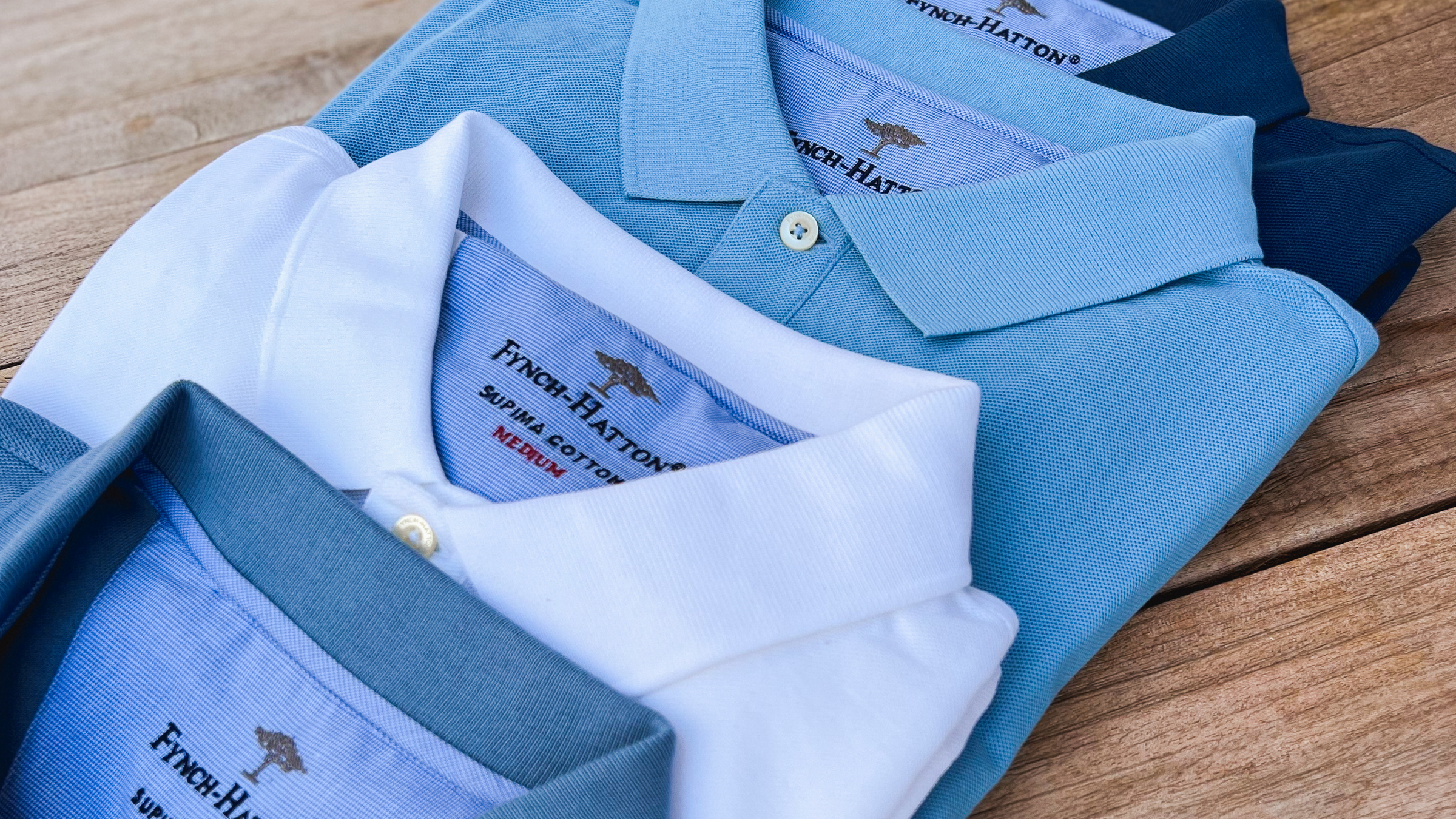 Fynch Hatton Polos T shirts made of Supima cotton FYNCH HATTON