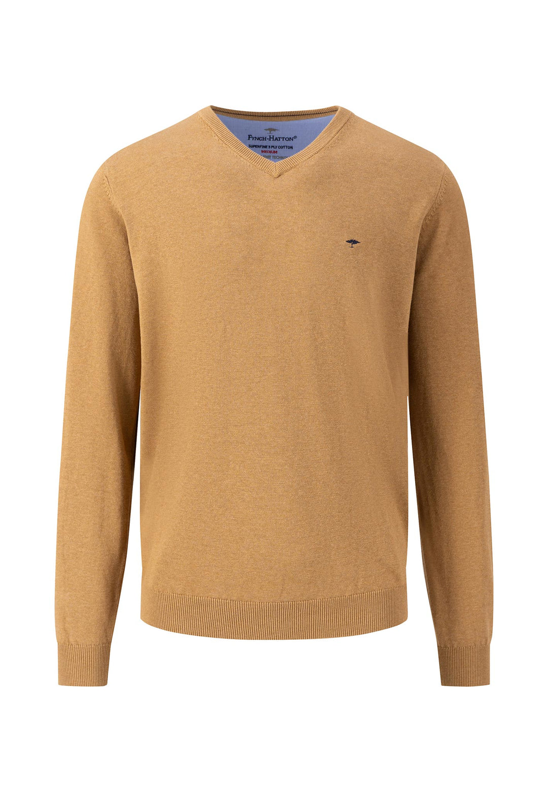 FYNCH-HATTON Pull Col V Homme – Coton Doux Et Fin, Pull Classique Polyvalent Et Élégant