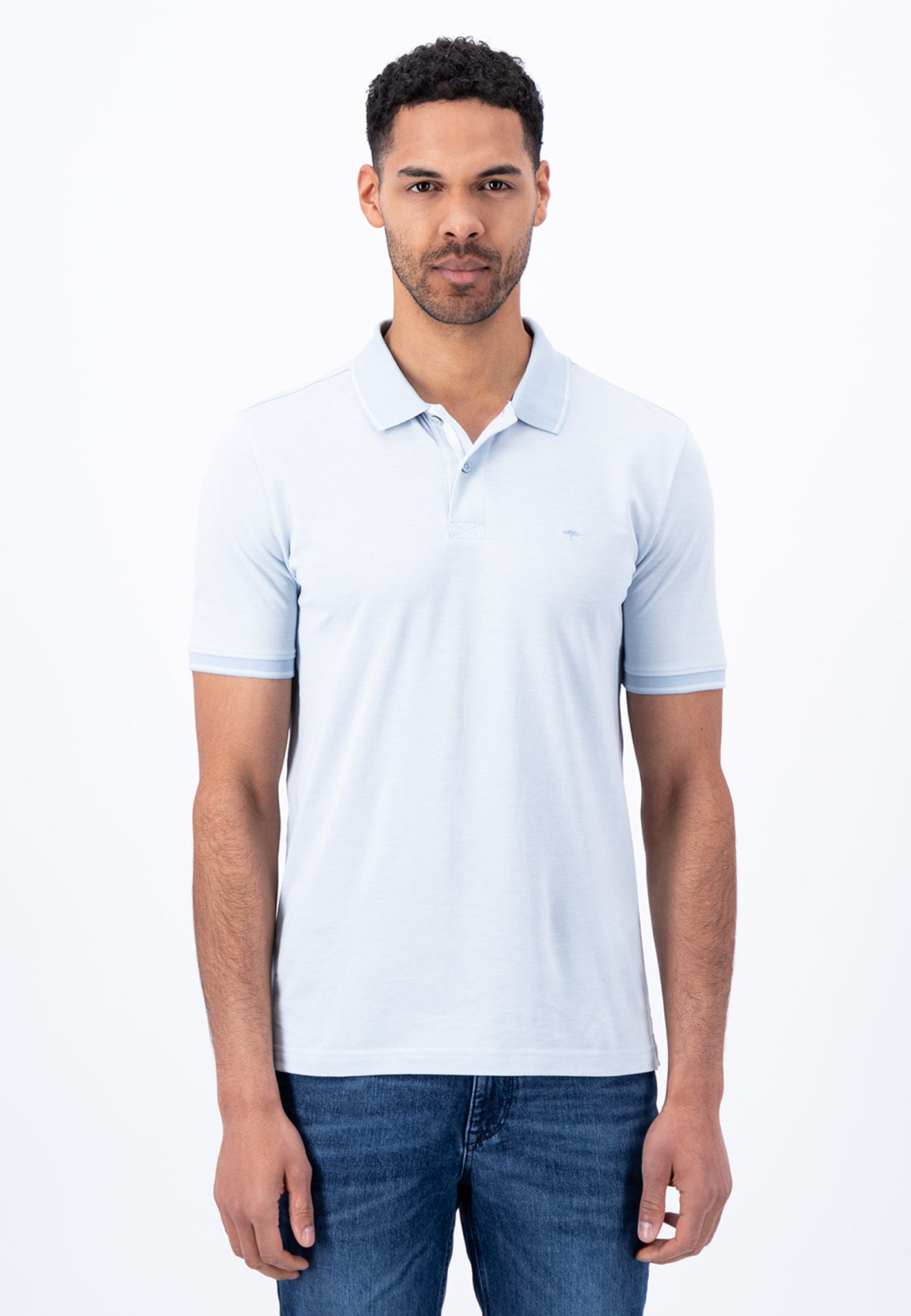 Polo shirt in Two tone optics