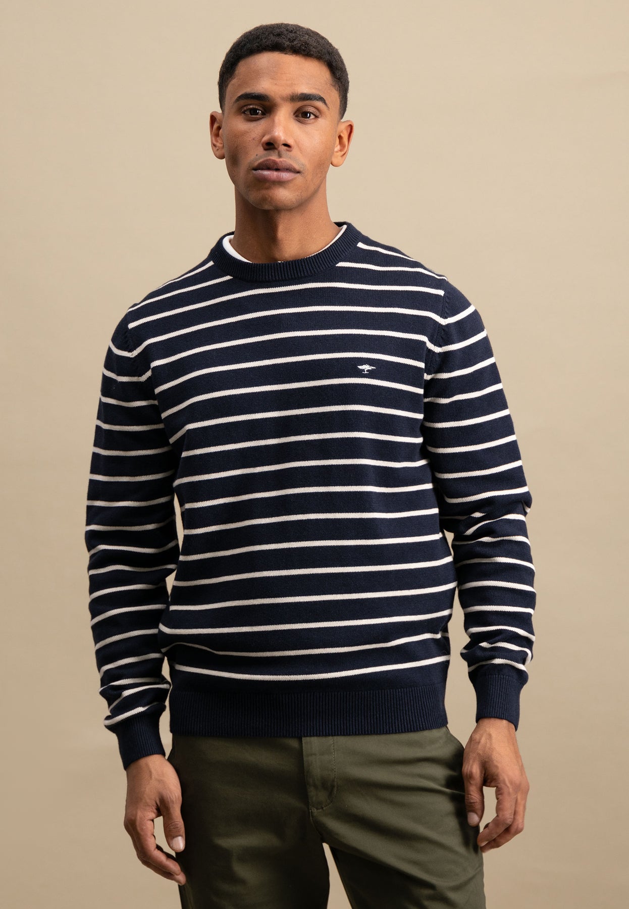 Produktbild von FYNCH-HATTON Cotton Knitted Pullover With Textured