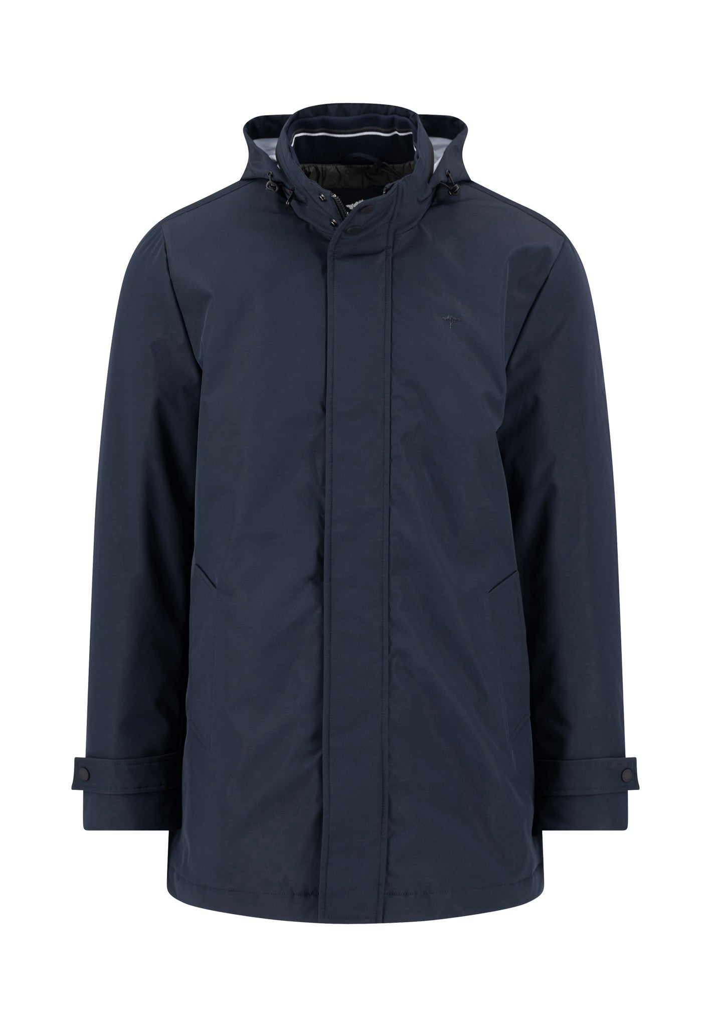 Functional jacket with hood and concealed zipper – FYNCH-HATTON ...