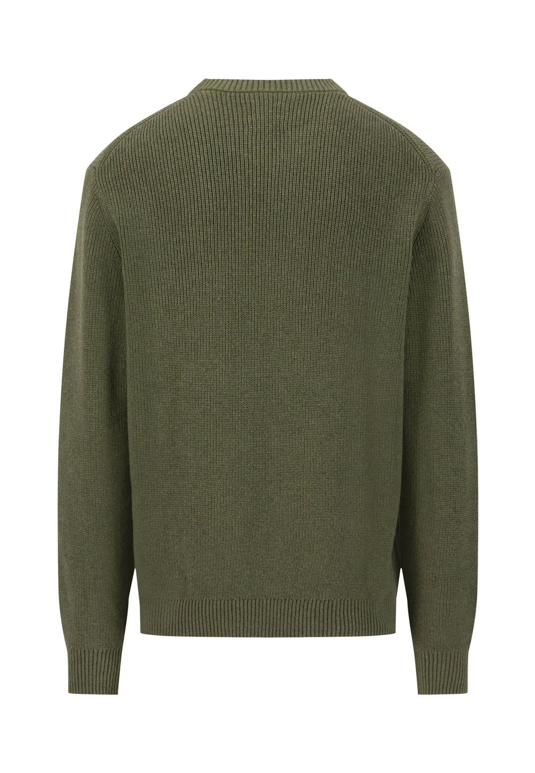 Strickpullover aus Baumwoll-Kaschmir-Mix mit Rundhalsausschnitt