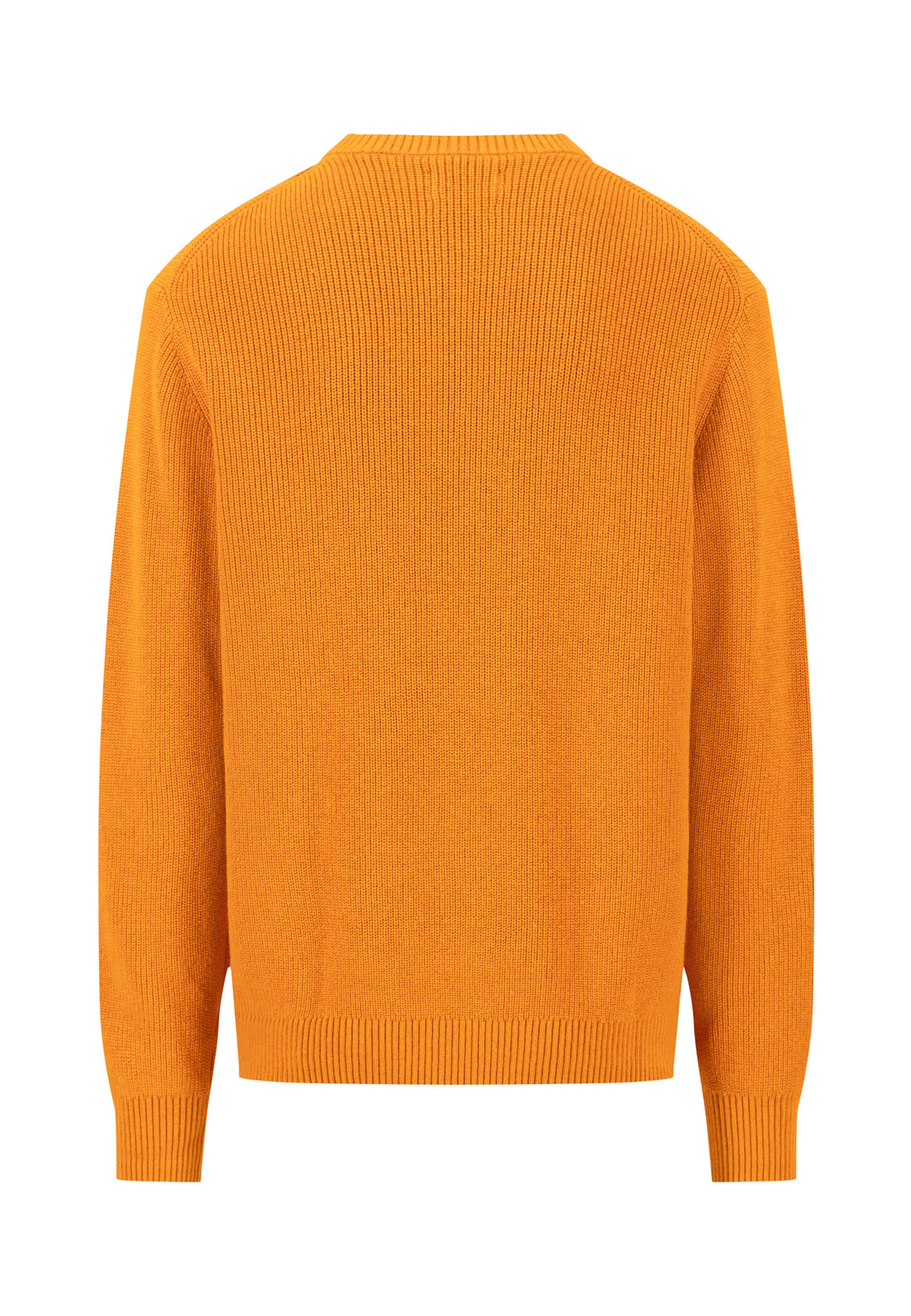 Strickpullover aus Baumwoll-Kaschmir-Mix mit Rundhalsausschnitt
