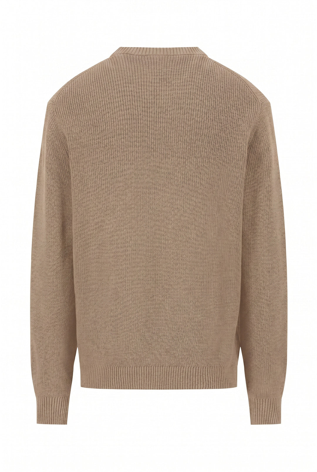 Strickpullover aus Baumwoll-Kaschmir-Mix mit Rundhalsausschnitt