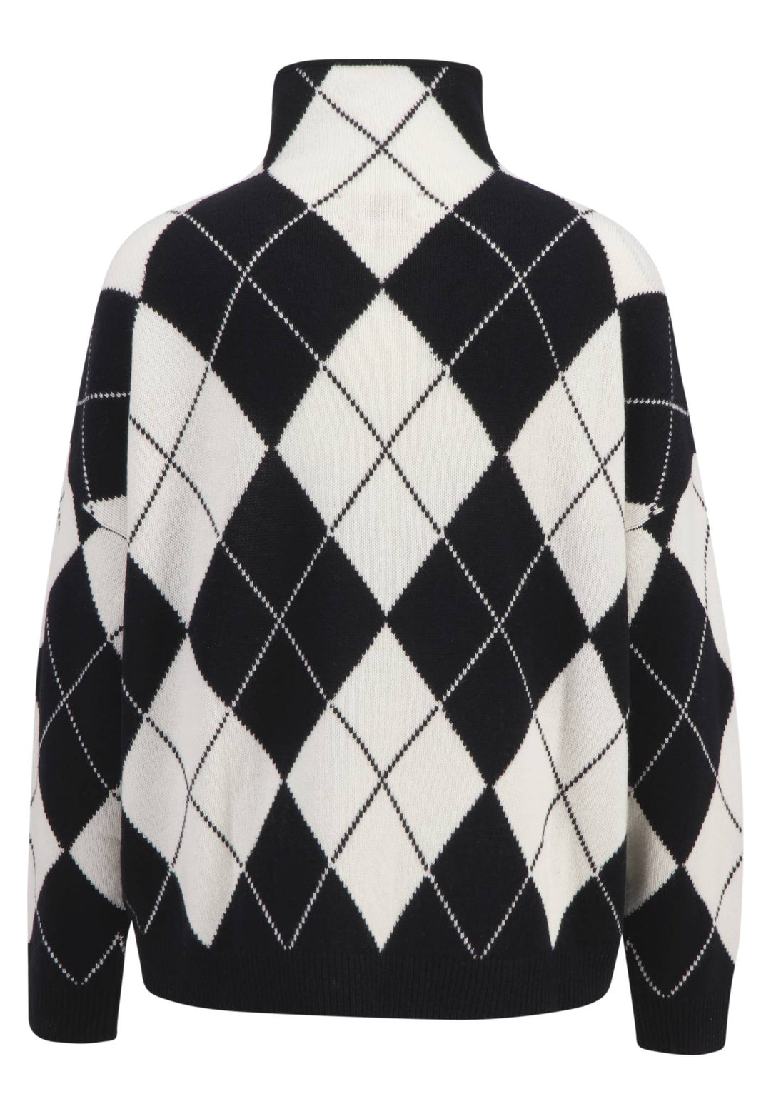 Wollpullover mit Argyle-Muster