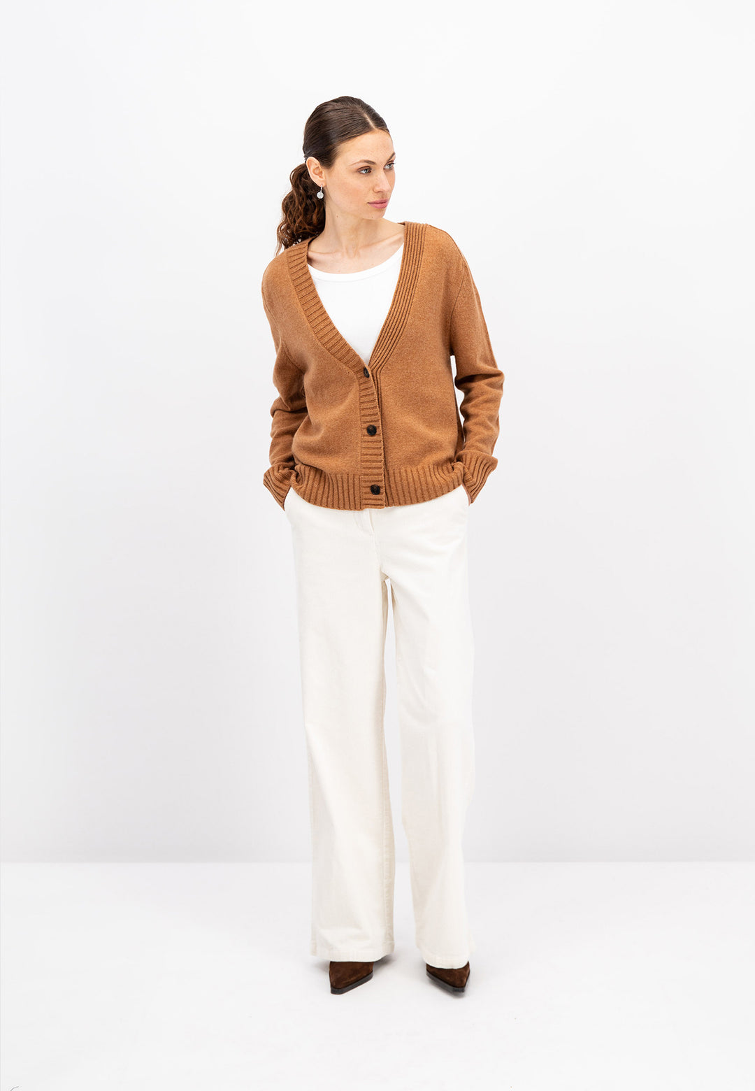 Cardigan aus weicher Wolle – FYNCH-HATTON | Offizieller Online Shop