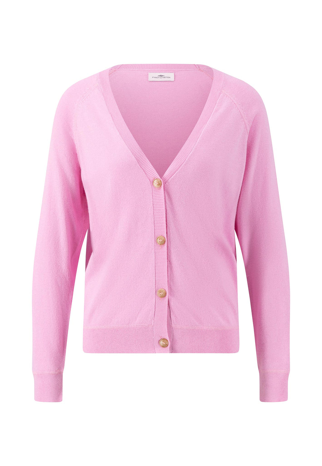 Fine knit cardigan made of cotton-silk mix - Main Image