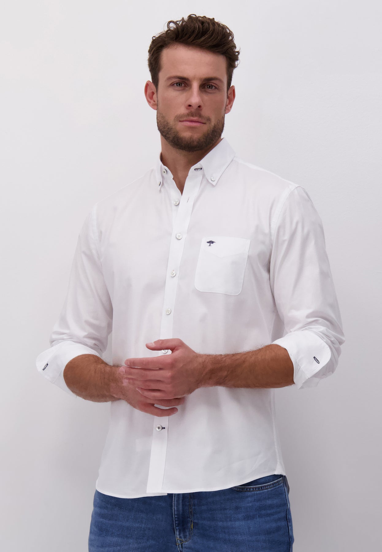 FYNCH-HATTON Oxford Hemd aus weicher Baumwolle – FYNCH-HATTON | Offizieller  Online Shop