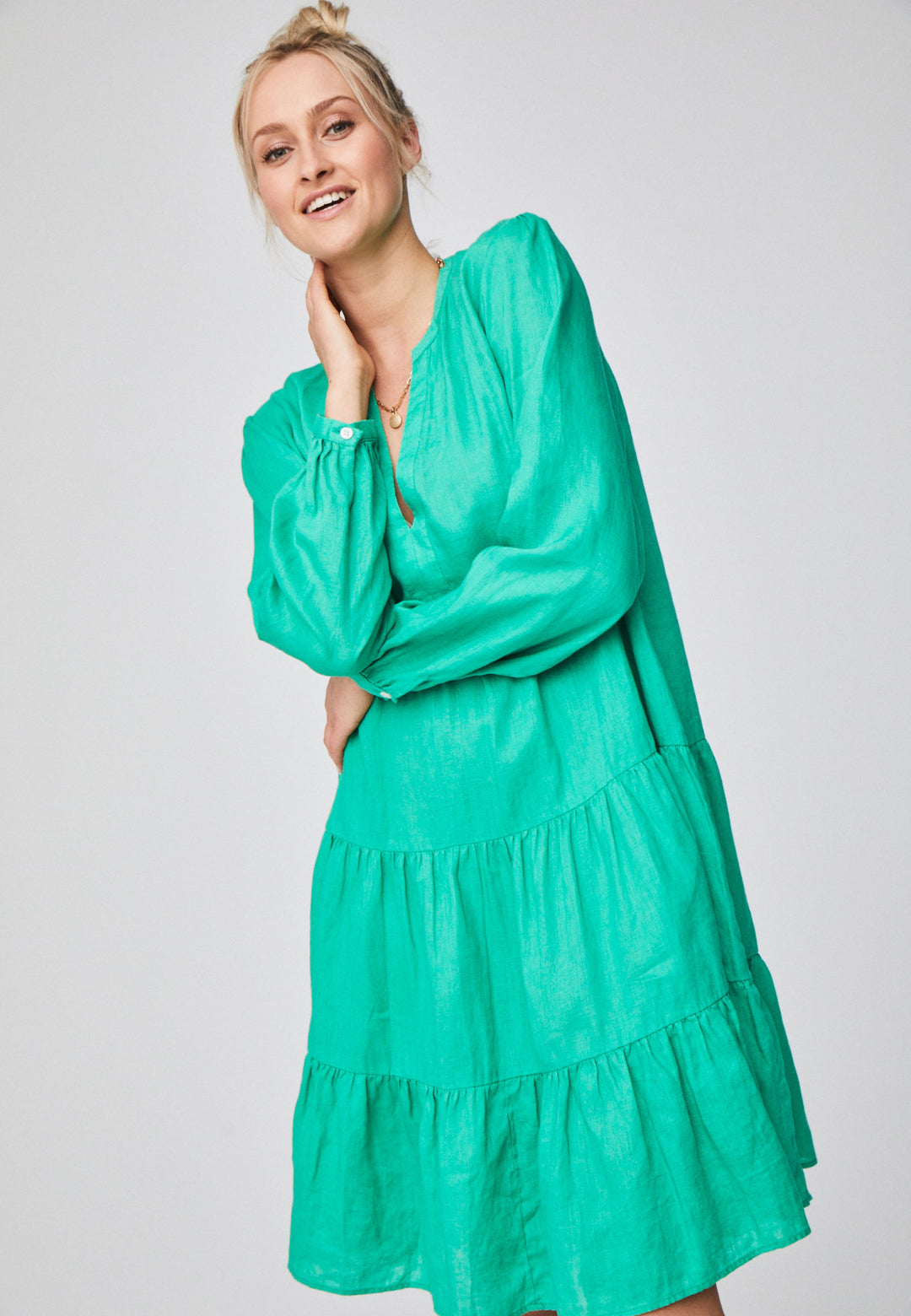 Linen tunic dress – FYNCH-HATTON | Offizieller Online Shop