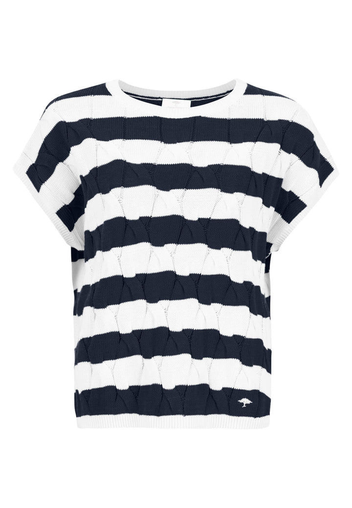 Strick-Shirt mit Streifenmuster – Offizieller Shop FYNCH-HATTON Online 