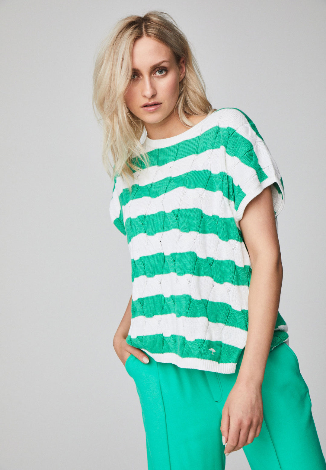 Knitted striped t-shirt Shop – Online Offizieller with FYNCH-HATTON | pattern