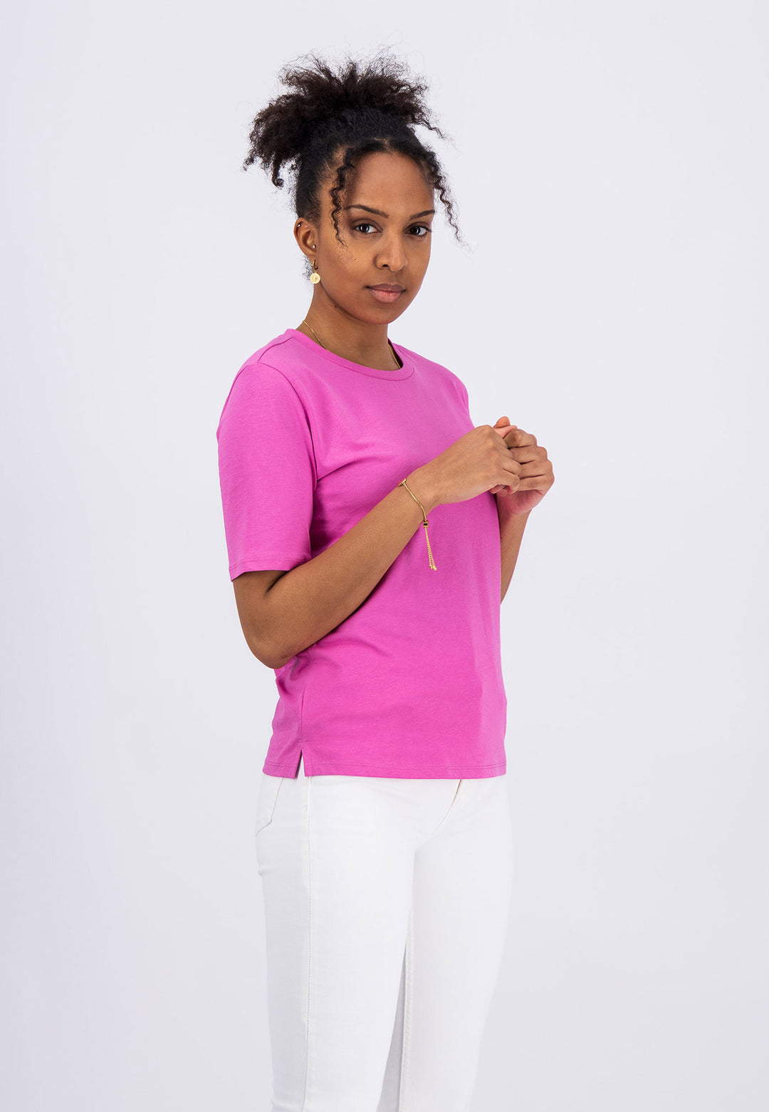 T-shirt Offizieller FYNCH-HATTON Basic cotton – Online | Shop